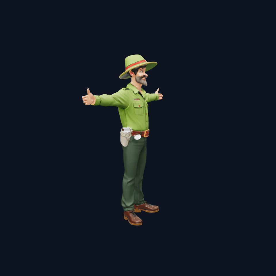 Forest Ranger Character model pack